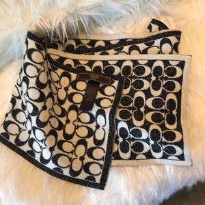 Coach reversible scarf